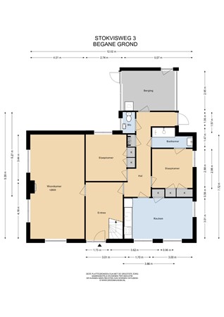 Floorplan - Stokvisweg 3, 4107 LK Culemborg